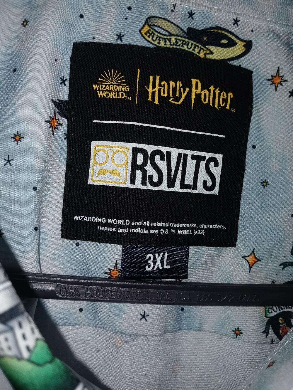Men's RSVLTS Harry Potter Series 1 "Wizarding Ink" Short Sleeve Shirt Size 3XL - Picture 6 of 12